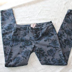 Juicy Couture floral patterns jeans
